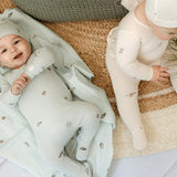 Picnic Footie Set - Cloud Blue