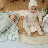 Picnic Footie Set - Cloud Blue