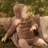 Sherpa Poppeto Layette Set - Mulberry Dark