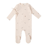 Apple Picking Footie - Navy Apple
