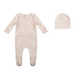Heart and Star Footie Set - Pink Heart