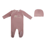 Mittens Footie Set - Woodrose