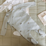 Picnic Footie Set - Cloud Blue