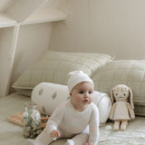 Patchwork Footie - Baby Pink