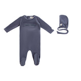 Sherpa Poppeto Footie Set - Off Navy
