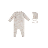 Toile Footie Set - Pink