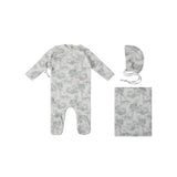 Toile Layette Set - Blue