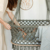 Flowers in Wheelbarrow Footie - Cloud Blue